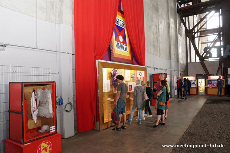 Die wohl bunteste Abteilung des Stahl- und Walzwerkes – Das Arbeitervarieté - Sonderausstellung im Industriemuseum Brandenburg  Die wohl bunteste Abteilung des Stahl- und Walzwerkes – Das Arbeitervarieté - Sonderausstellung im Industriemuseum Brandenburg
