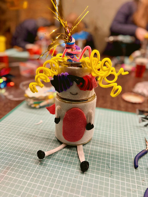 Dosenroboter - Schüler üben sich Kreativ im Industriemuseum Brandenburg