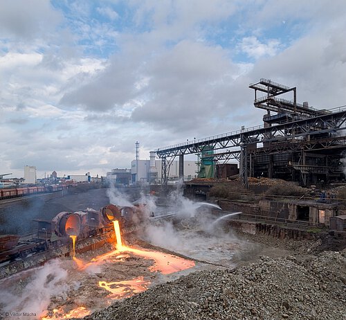 DK Recycling und Roheisen, Duisburg, Deutschland, 2017
